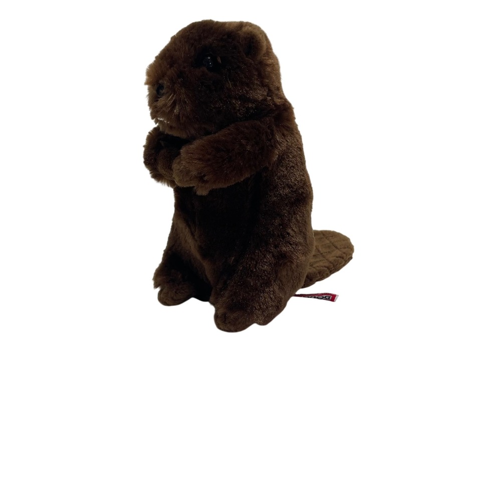 Douglas Cuddle Toys Brown Beaver Plush Realistic Standing Stuffed Animal 4037 7"